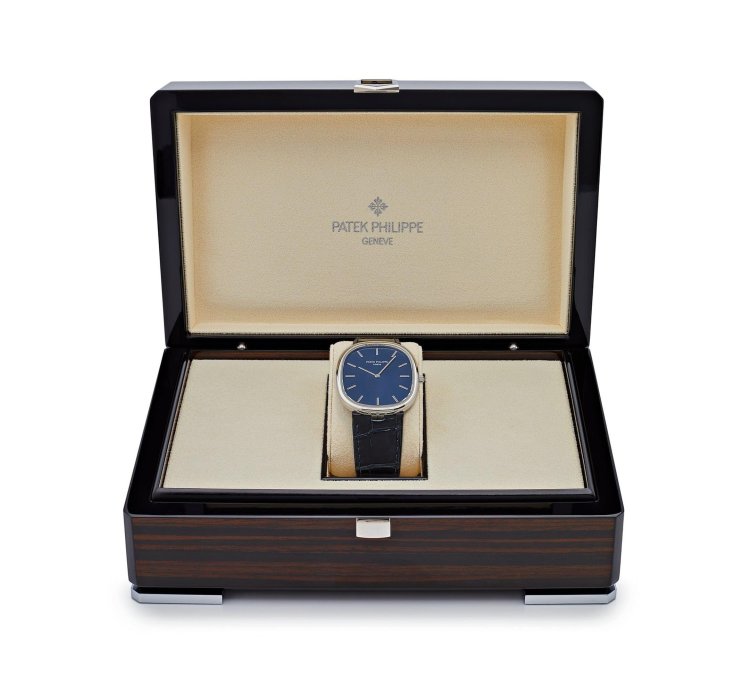 Patek Philippe Golden Ellipse 5738p-001 Platinum Blue Dial 2021
