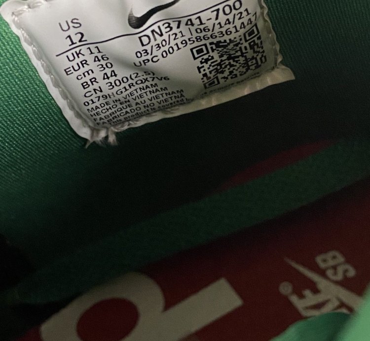 Used Nike Sb Dunk High Supreme By Any Means Brazil 12us
