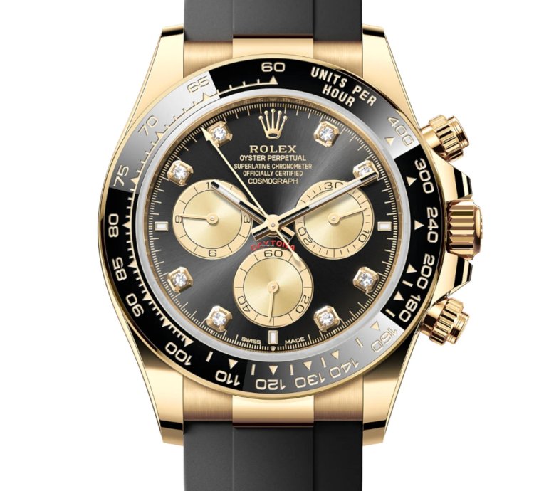 Rolex Daytona Black Champagne Dial With Diamonds Unworn Full Set 126518ln