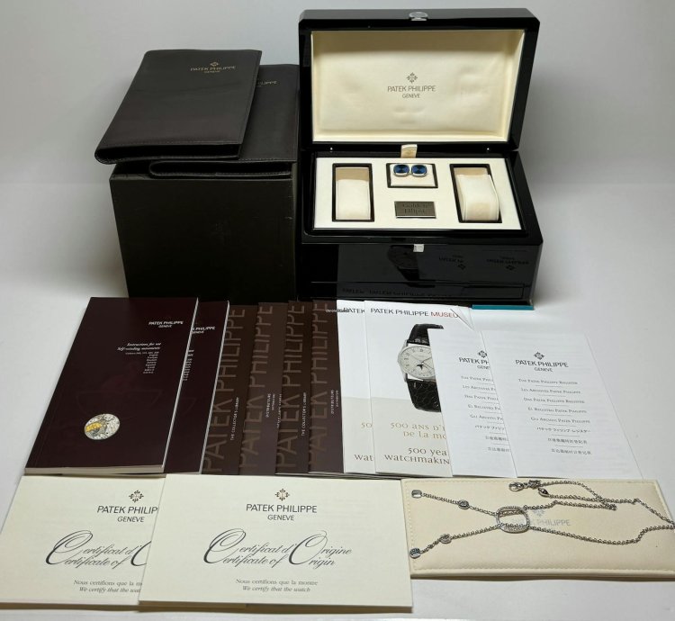 Patek Philippe Golden Ellipse Anniversary Set