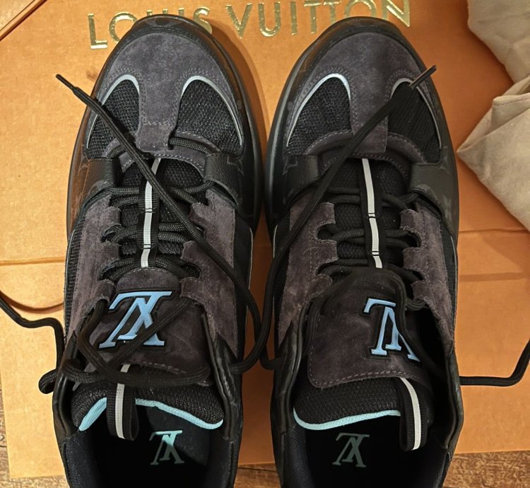 View Sneaker Black Blue