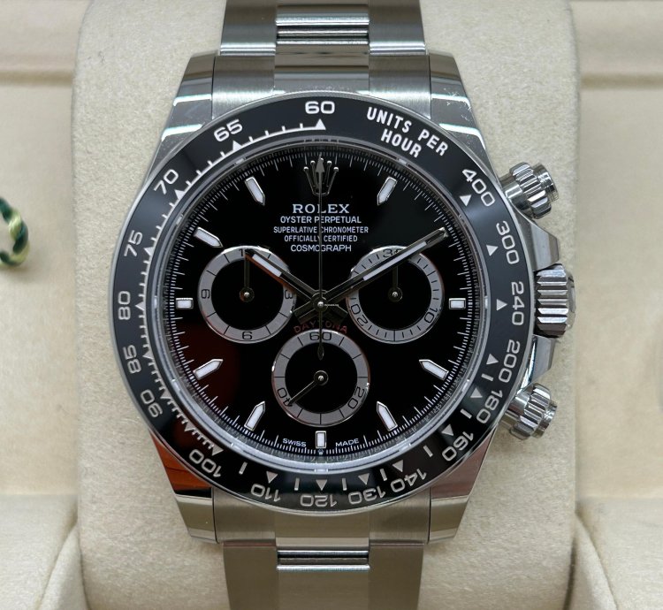 Rolex Daytona Black Dial - Ref 126500ln - New 2024