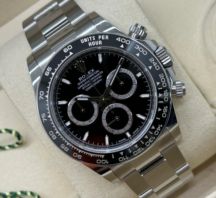 Rolex Daytona Black Dial - Ref 126500ln - New 2024