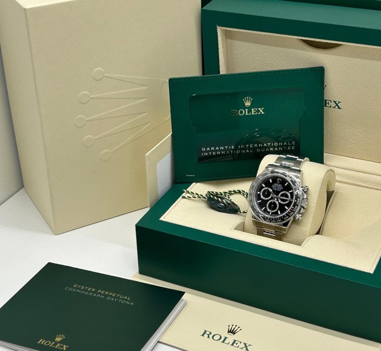 Rolex Daytona Black Dial - Ref 126500ln - New 2024