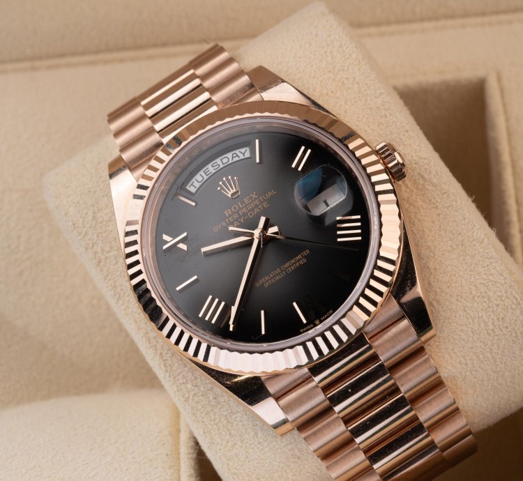 Rolex Day-date 40 228235 Rose Gold Slate Ombr 2025
