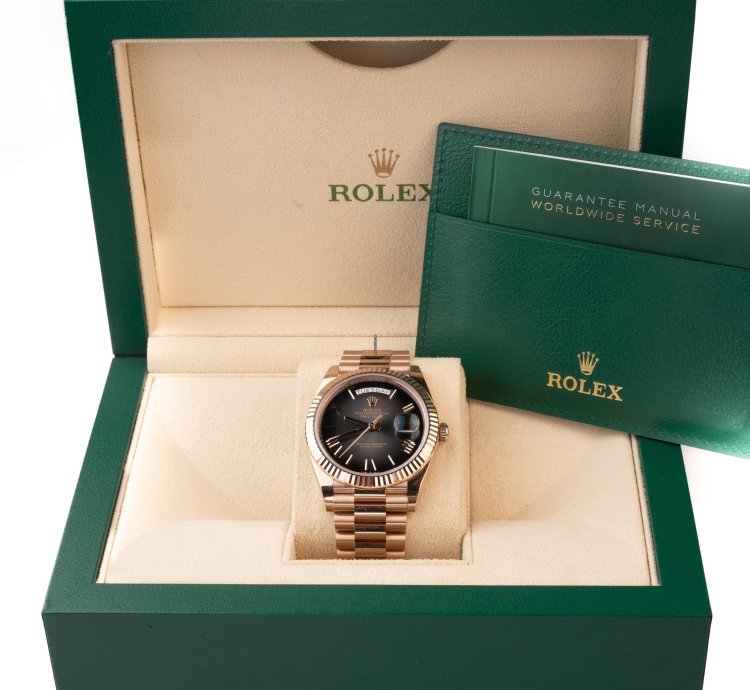 Rolex Day-date 40 228235 Rose Gold Slate Ombr 2025