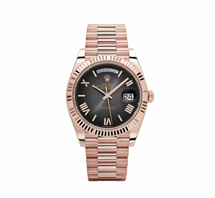 Rolex Day-date 40 228235 Rose Gold Slate Ombre Dial