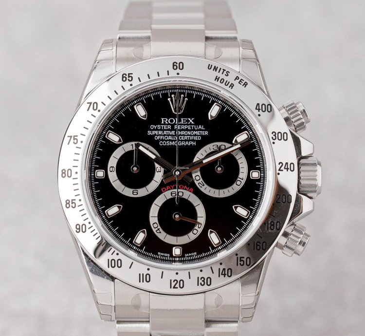 Rolex Daytona Black Dial 09 2009 New Full Stickers Full Set 116520