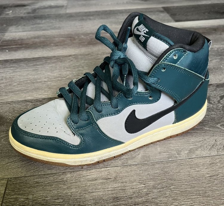 Vintage Nike Sb Dunk High Newport Men 305050-306 2013 9 5