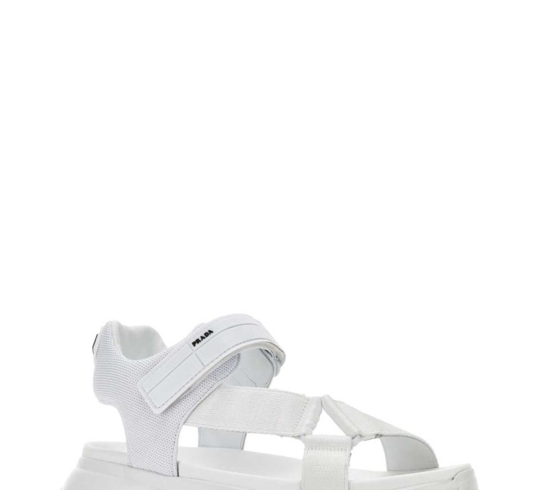 White Nylon Sandals