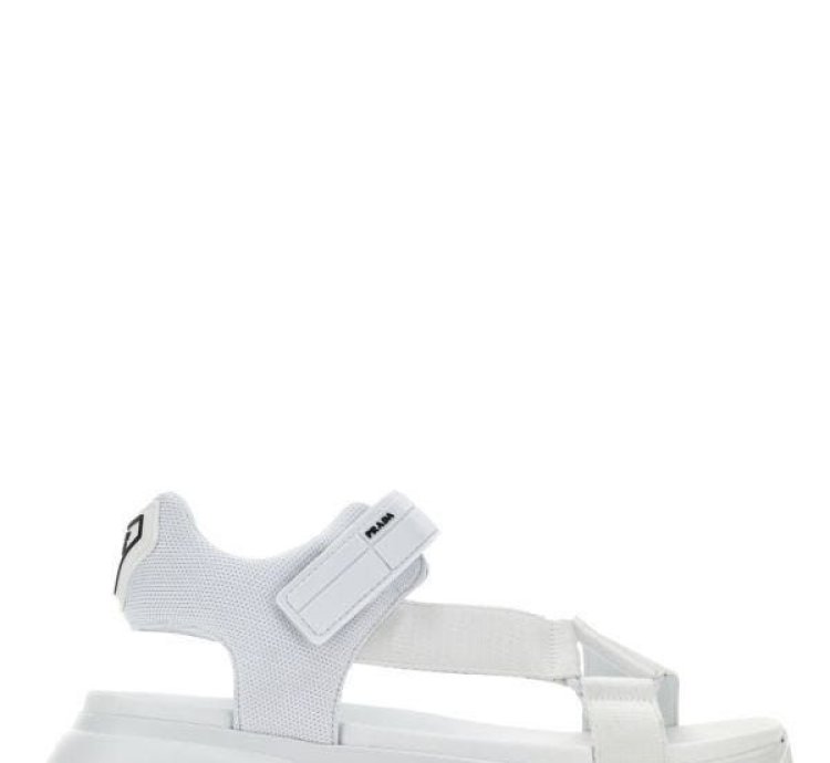 White Nylon Sandals