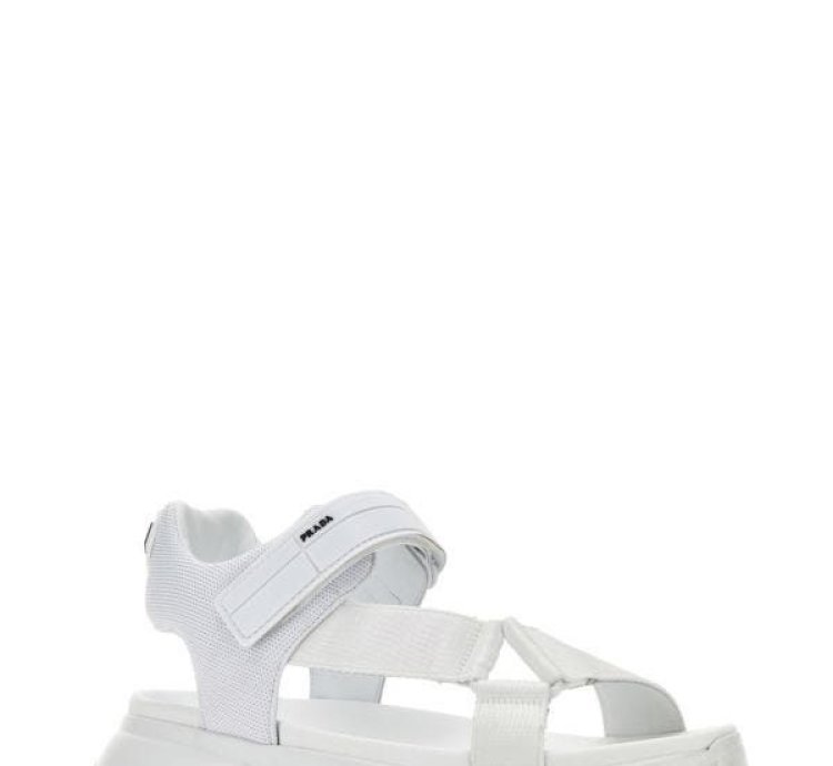 White Nylon Sandals
