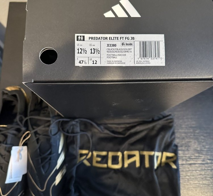 Jude Bellingham Adidas Predator Elite Fg Beligold