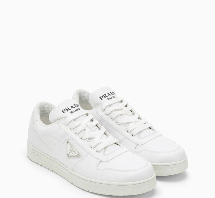 White Re-nylon Trainer
