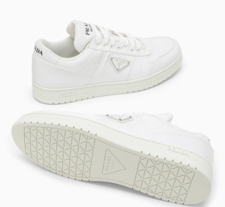White Re-nylon Trainer