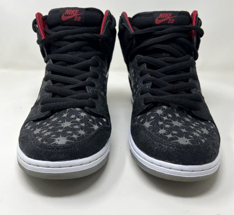 Vintage Nike Sb Dunk High Premium Paparazzi 2014 Black Athletic Sneaker Men Size 11