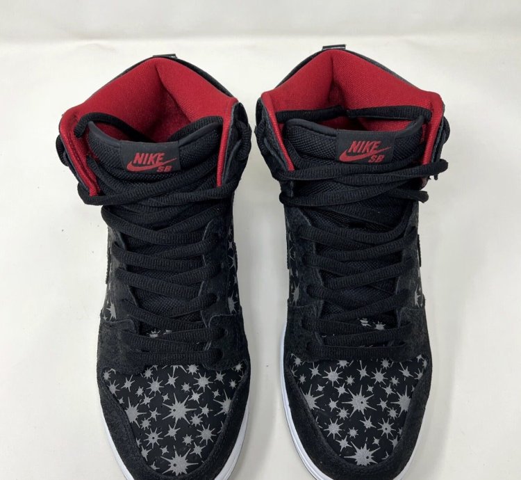 Vintage Nike Sb Dunk High Premium Paparazzi 2014 Black Athletic Sneaker Men Size 11