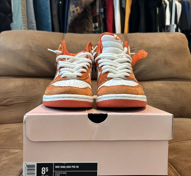 Vintage Nike Sb Dunk High Syracuse 2005 Edition Size 8 5