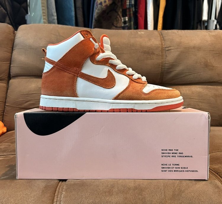 Vintage Nike Sb Dunk High Syracuse 2005 Edition Size 8 5