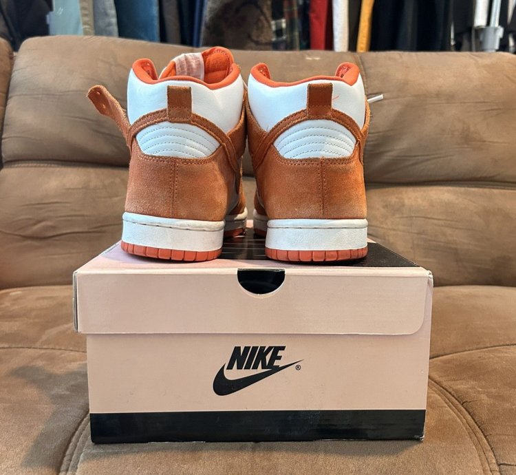 Vintage Nike Sb Dunk High Syracuse 2005 Edition Size 8 5