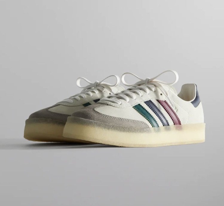 Kith 8th Street Samba Ronnie Fieg Chalk White Kithmas Sz 11