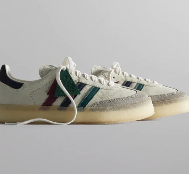 Kith 8th Street Samba Ronnie Fieg Chalk White Kithmas Sz 11