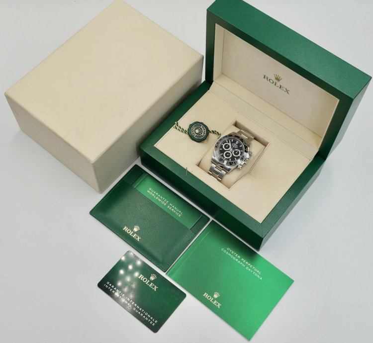 Rolex Daytona Black Dial 126500ln Full Set 2024