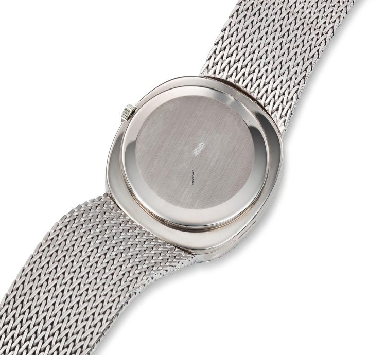 Patek Philippe Golden Ellipse White Gold And Diamond Ellipse Bracelet Watch