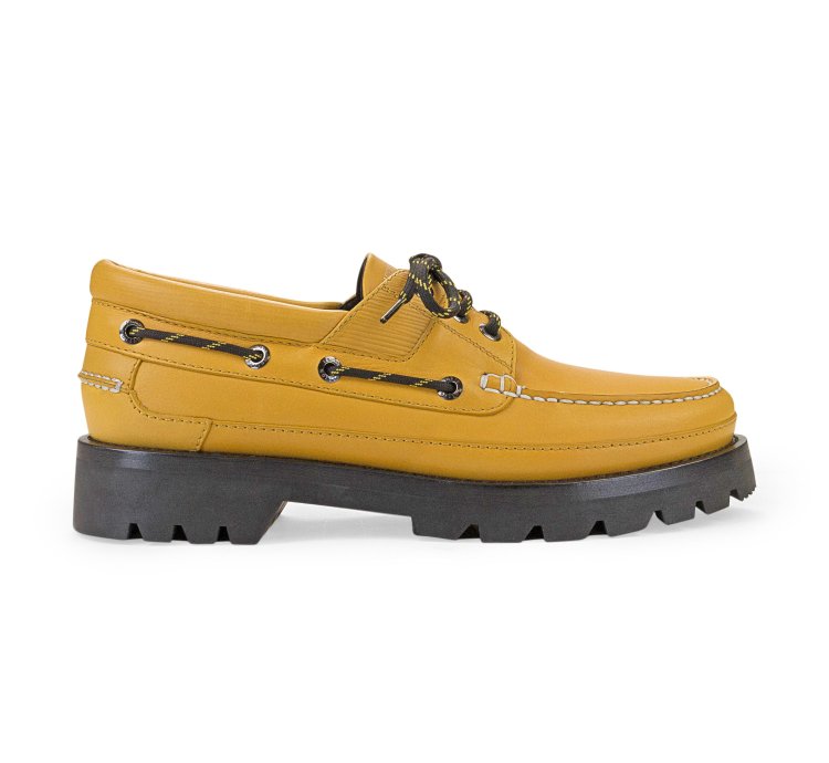 Yellow Summerland Boat Shoes Size 7 40