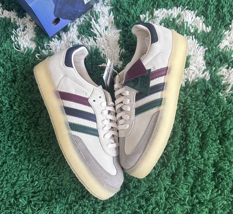 Kith 8th Street Samba Ronnie Fieg Chalk White Kithmas Sz 9