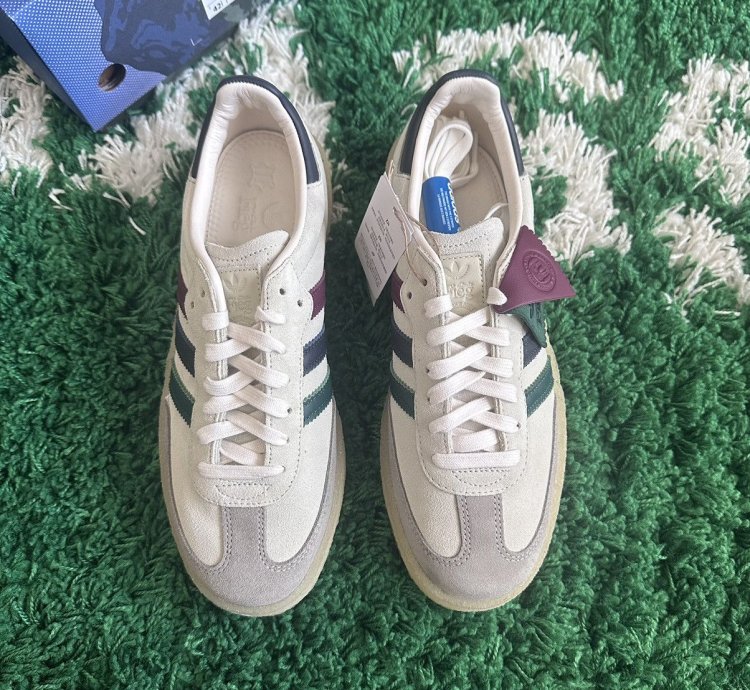 Kith 8th Street Samba Ronnie Fieg Chalk White Kithmas Sz 9