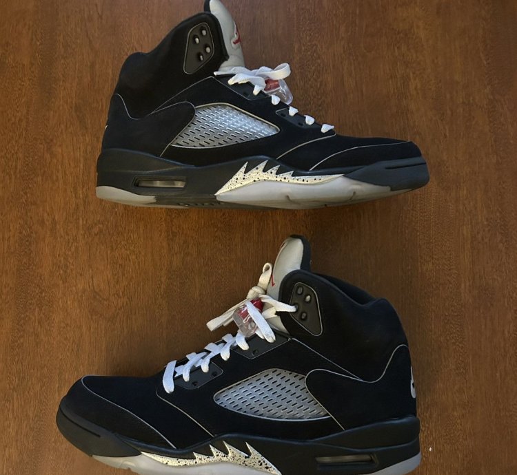 Air Jordan 5 - Black Metallic Reimagined