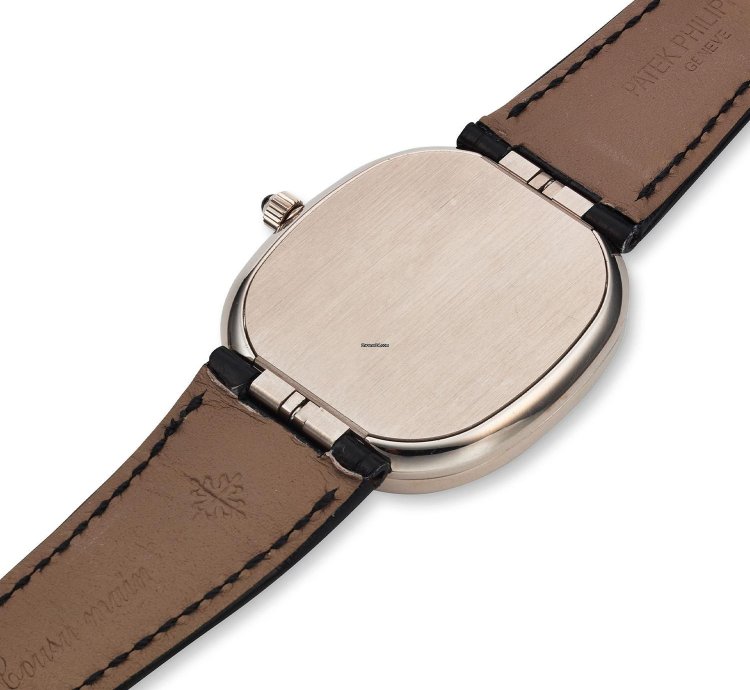 Patek Philippe Golden Ellipse White Gold And Enamel Ellipse Ref 5738 51g