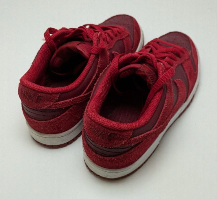 Youth Nike Sb Dunk Low Top Gs Gym Red Running Shoes Size 6y