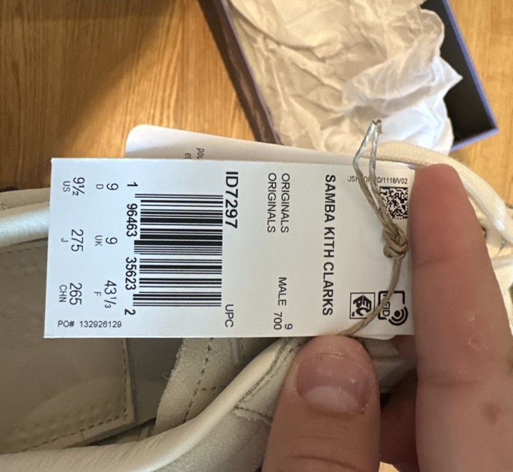 Kith Adidas 8th St Sambas never Worn