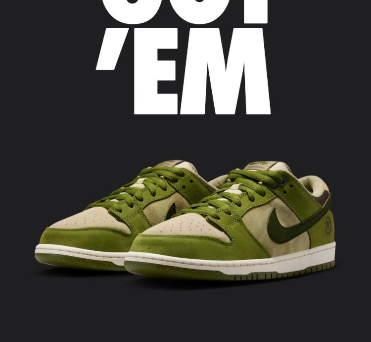 Yuto Horigome Nike Sb Dunk Low Pro Matcha Green Men