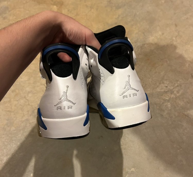 Air Jordan 6 Retro Sport Blue 2014 Us 9