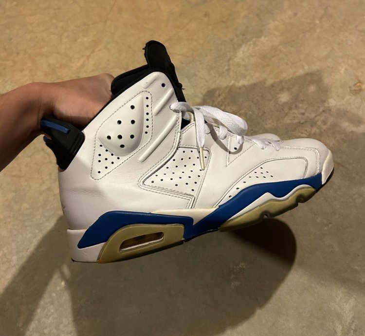 Air Jordan 6 Retro Sport Blue 2014 Us 9