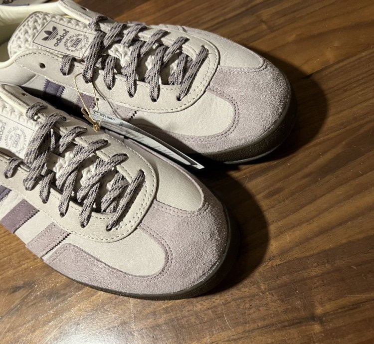 Kith Adidas Gazelle Indoor Ash Purple Ice Purple Gum