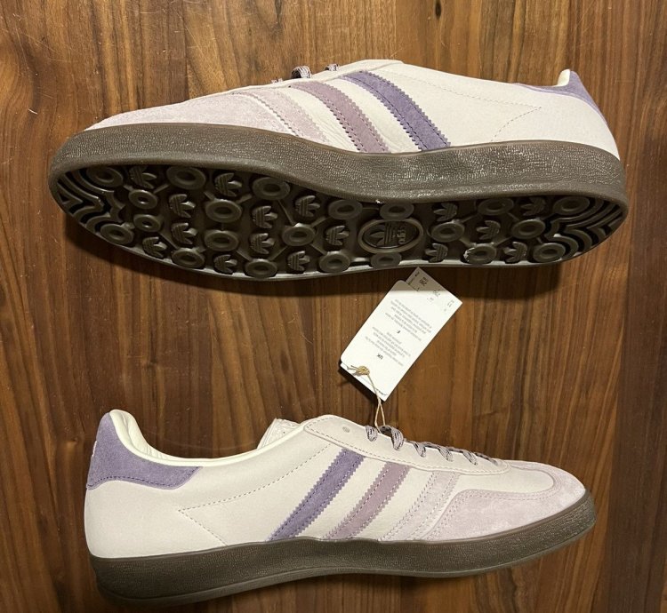 Kith Adidas Gazelle Indoor Ash Purple Ice Purple Gum