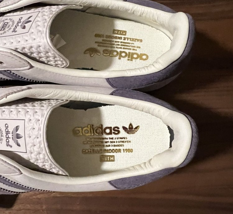 Kith Adidas Gazelle Indoor Ash Purple Ice Purple Gum