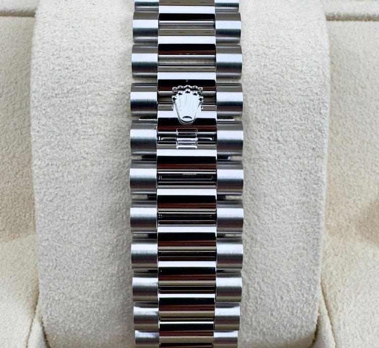Rolex Day-date 40 228236 40mm Platinum Bracelet Ice Blue Roman Dial Unworn 2024