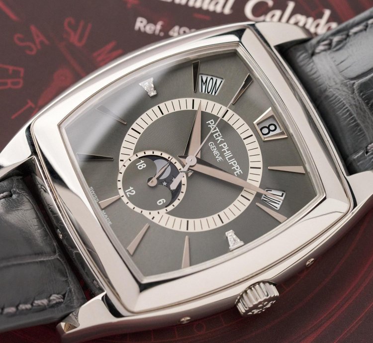 Patek Philippe Gondolo Calendario 5135p - Diamond Set Dial - Original Warranty - Mint Condition