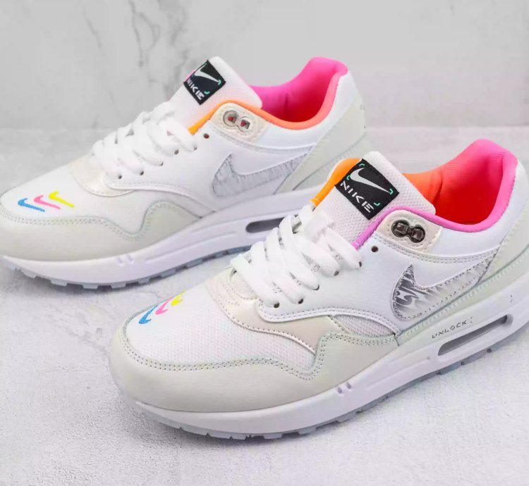 Nike Air Max 1 Unlock Your Space White Pink