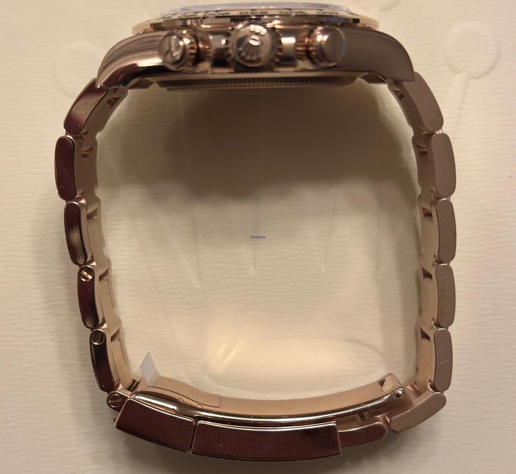 Rolex Daytona Black Dial Diamonds Rose Gold
