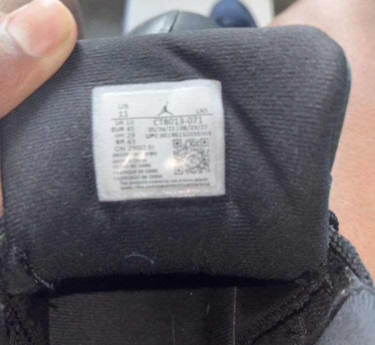 Air Jordan 12 Black Taxi