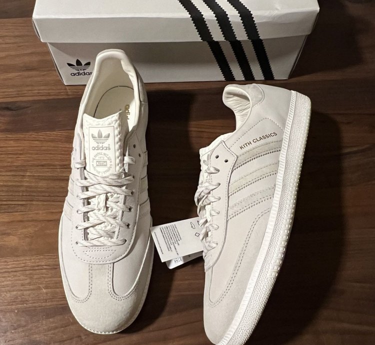 Kith Classics Adidas Originals Samba Cloud White Size 11