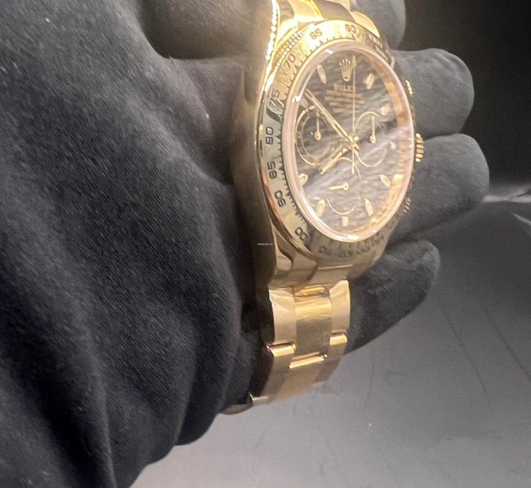 Rolex Daytona Black Dial Full Yellow Gold