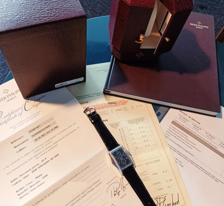 Patek Philippe Gondolo Power Reserve 10 Recently Serviced New Strap Original Box And Papers
