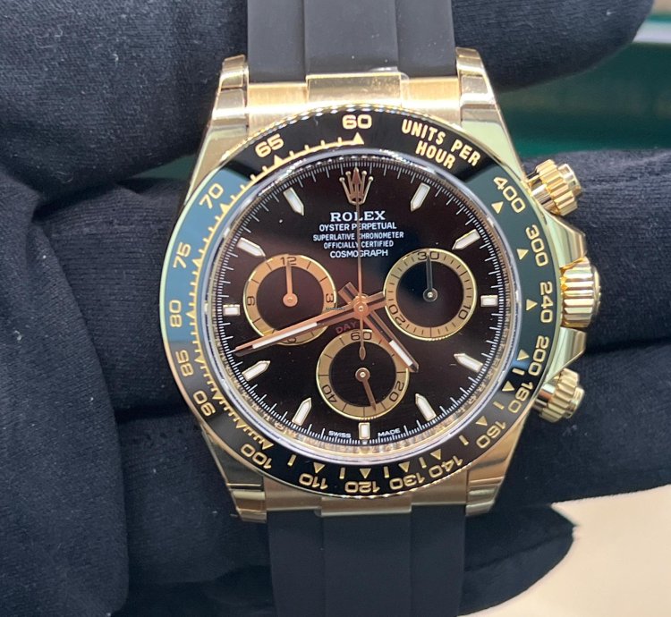 Rolex Daytona Black Dial Oysterflex